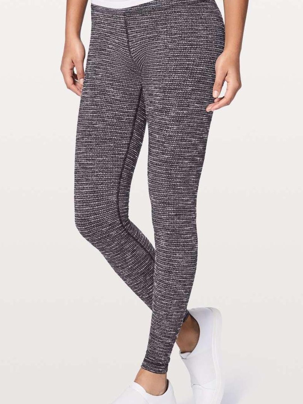 Lululemon Wunder Under 28” low rise legging, Black and grey, 4